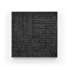 Isaiah_AI_Designの黒板の数字 アクリルブロック