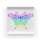 ラルゴのTribal　Butterfly (虹) Acrylic Block