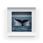 てぃっちゃんのクジラの尾 アクリルブロック