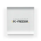 💻ⓅⒸ🄵🅁🄴🄴🄳🄾🄼＠なんちゃってエンジニアリング。のPC-FREEDOM Official グッズ Acrylic Block