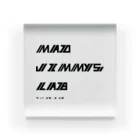 Mad Jimmy’s LabのMad Jimmy’s lab 反転Logo アクリルブロック