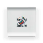 Happy Human のbright future Acrylic Block