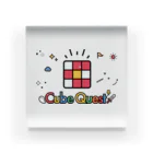 KURUKURU-BOCCIのCube Questのロゴ アクリルブロック
