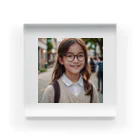 yuyuu_youtubeのメガネの少女 Acrylic Block