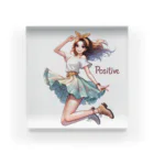 riopara0777のPOSITIVE GIRL アクリルブロック