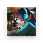 Nodoka Silence Library - WEB SHOPのTyping Girl アクリルブロック