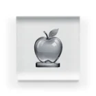 toshi_7のリンゴのガラス彫刻 アクリルブロック