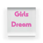 あい・まい・みぃのGirls Dream-少女たちが夢を持つことば Acrylic Block