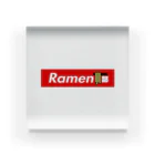 おもしろいTシャツ屋さんのRAMEN部 ラーメン部 Acrylic Block