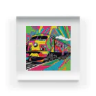 NeoPopGalleryのPOPARTtrain アクリルブロック