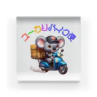 kazu_gの癒しの宅配!ユーカリバイク便!（濃色用） アクリルブロック