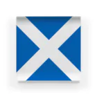 お絵かき屋さんのスコットランドの国旗 Acrylic Block