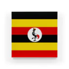 お絵かき屋さんのウガンダの国旗 Acrylic Block