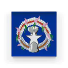 お絵かき屋さんの北マリアナ諸島の旗 アクリルブロック