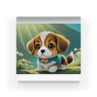 InkCraftsのかわいい子犬 アクリルブロック