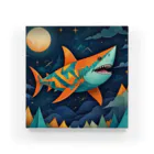 AI Fantasy Art ShopのFlying Shark アクリルブロック