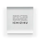 ICHIZIKUのICHIZIKU Details BK　 Acrylic Block