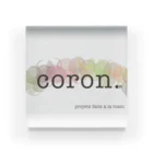 coron.のcoron.ショップブランドマーク Acrylic Block