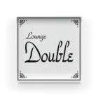 lounge doubleのDouble  アクリルブロック