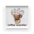 leisurely_lifeのCoffee Monster Java アクリルブロック