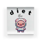 dietBooのdietBoo アクリルブロック