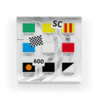 あるルートのMotorsports FLAGs アクリルブロック