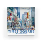 illustrator_HaLのTIMES SQUARE アクリルブロック