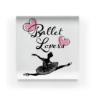 Saori_k_cutpaper_artのBallet Lovers Ballerina Acrylic Block
