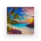 HOSHI-TANEKO🌠の🌊美しい海岸🏄✨ Acrylic Block