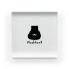 nyakamoのblack gentlecat Acrylic Block