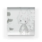 「ごめん々ね 」と言っのねこのこねこ Acrylic Block