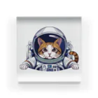 maronchiro55の宇宙猫Meru Acrylic Block