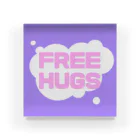 吉田屋のFREE HUGS(フリーハグ) Acrylic Block