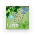 j&yGROWshopのfarm　エンゼルちゃん アクリルブロック