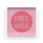 吉田屋のFREE HUGS(フリーハグ)【サークル】 アクリルブロック