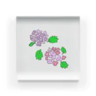usagi-cuteの紫陽花 Acrylic Block