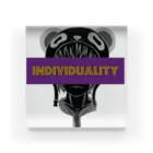 鐘真庵 SUZURI店のIndividuality アクリルブロック