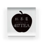 紅茶屋 417TEAのきゃさりん工房の紅茶屋 417TEA_BLACK アクリルブロック