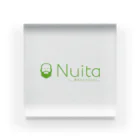 Nuitaのnuita.net(緑) アクリルブロック