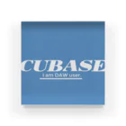 I LOVE CUBASEのI am DAW user アクリルブロック