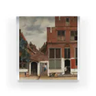 Art Baseの小路 / フェルメール (View of Houses in Delft (The little Street) 1658) Acrylic Block