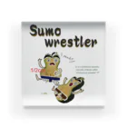 uwotomoの鹿ケ谷かぼちゃ【Sumo wrestler】 アクリルブロック