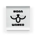 mojimojiのNORA_WANKO アクリルブロック