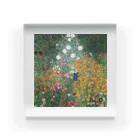 Art Baseのグスタフ・クリムト / 1907 /Flower Garden / Gustav Klimt Acrylic Block