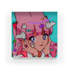 nsnのでこれ〜しょん(うさぎ) Acrylic Block