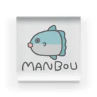 千月らじおのよるにっきのMANBOU(色付き) アクリルブロック