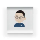 ろけっと🚀の顔イラスト（男） アクリルブロック