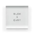 tiny sunのslow & easy アクリルブロック