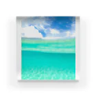 yuuuyuuuの青空と海 Acrylic Block