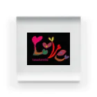 tanachi rocks art shopの文字アート　LOVE Acrylic Block